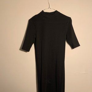 American Apparel Fitted Mock Neck Dress